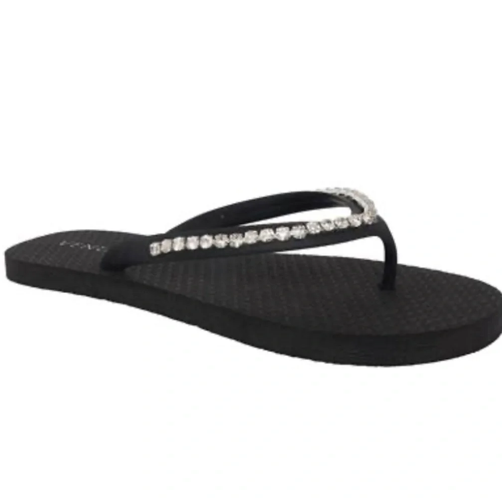 VENUS Rhinestone Flip-Flop Sandals